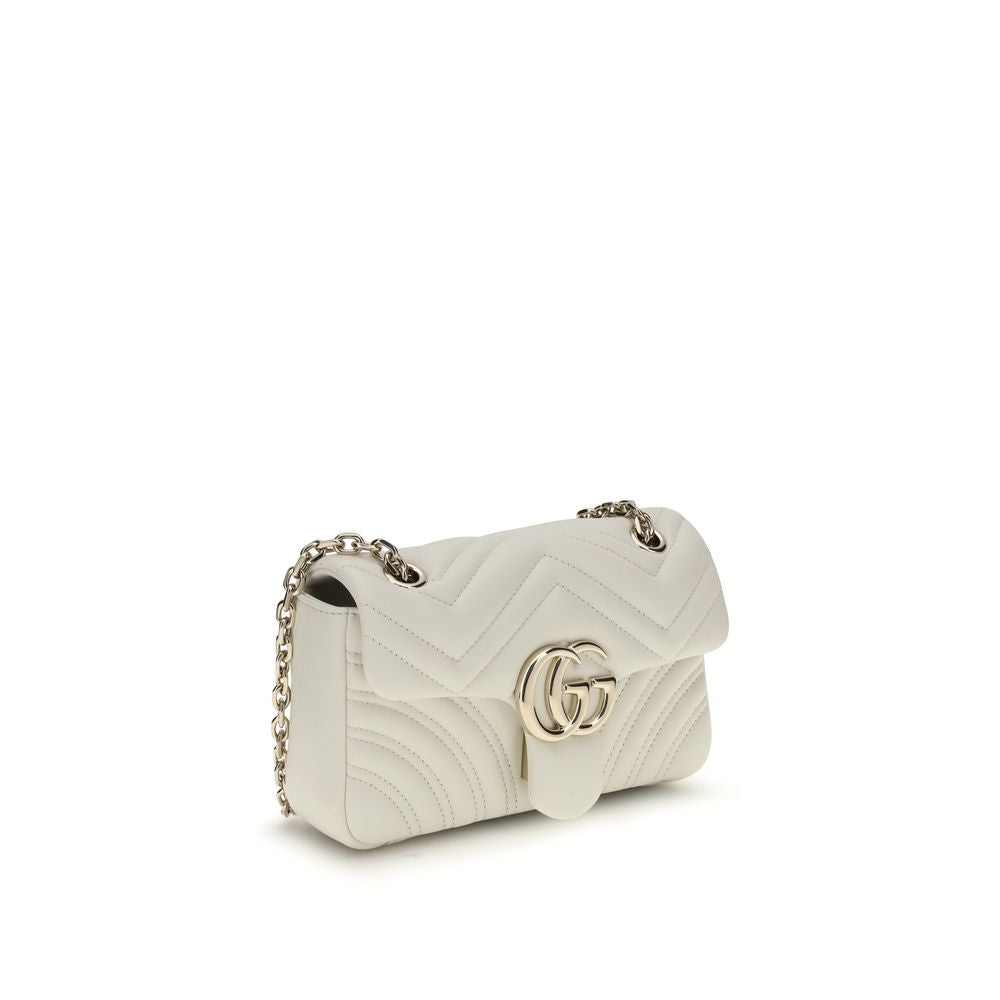 Gucci White Calf Leather Bos Taurus Handbag Glam Steals