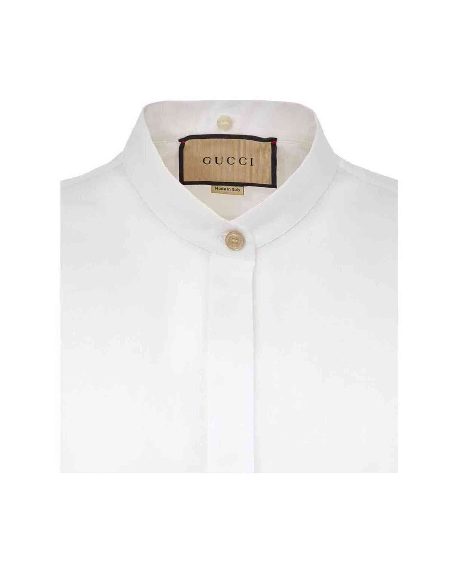 Gucci White Cotton Shirt Glam Steals