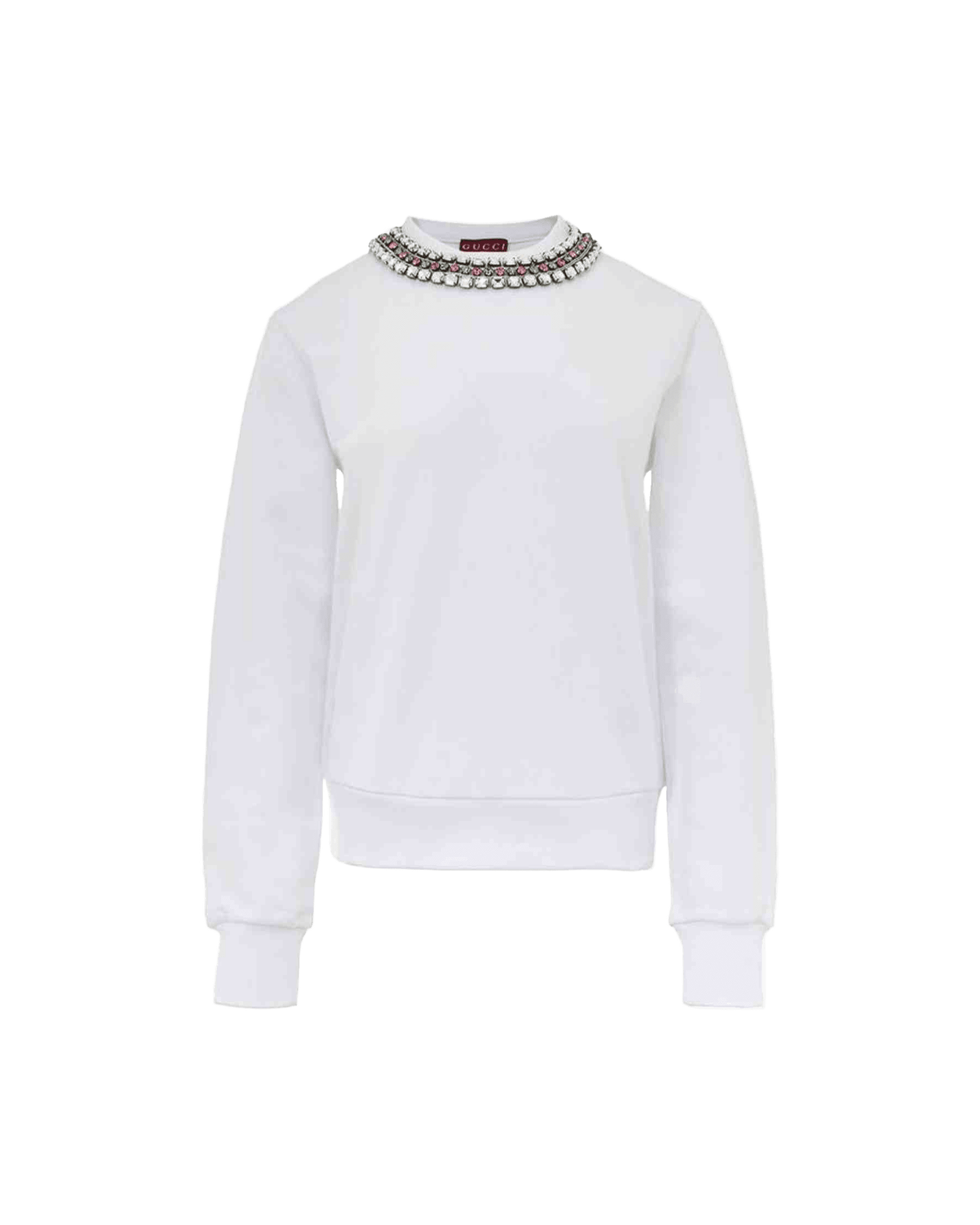 Gucci White Cotton Sweat-Shirt Glam Steals