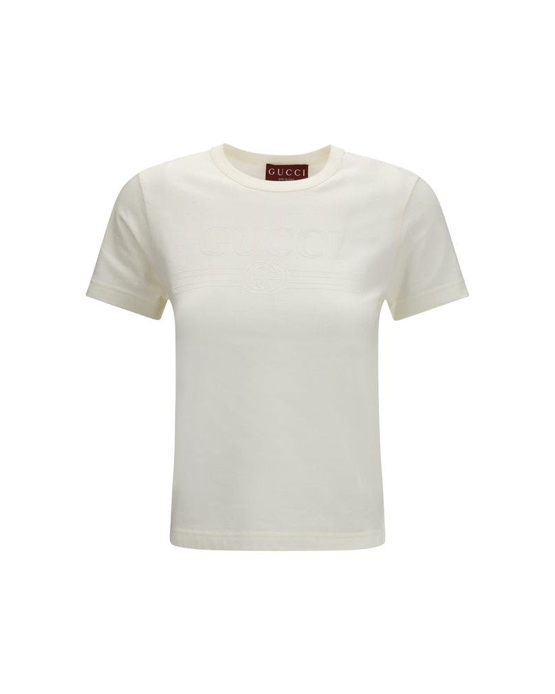 Gucci White Cotton T-shirt Glam Steals