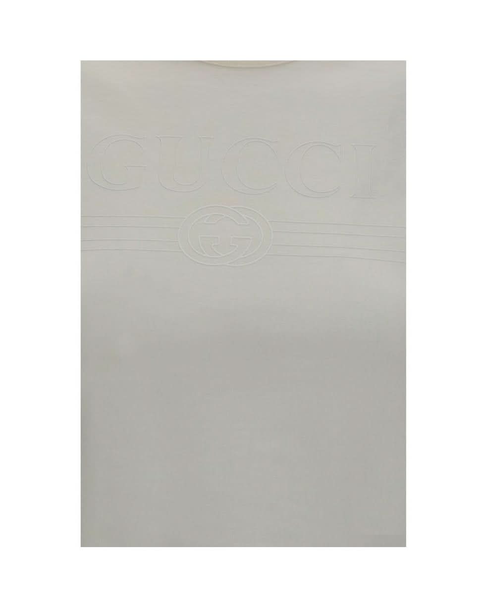 Gucci White Cotton T-shirt Glam Steals