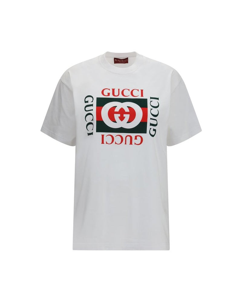 Gucci White Cotton T-shirt Glam Steals