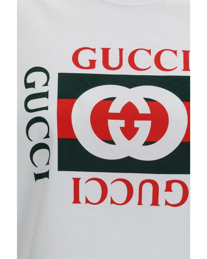 Gucci White Cotton T-shirt Glam Steals