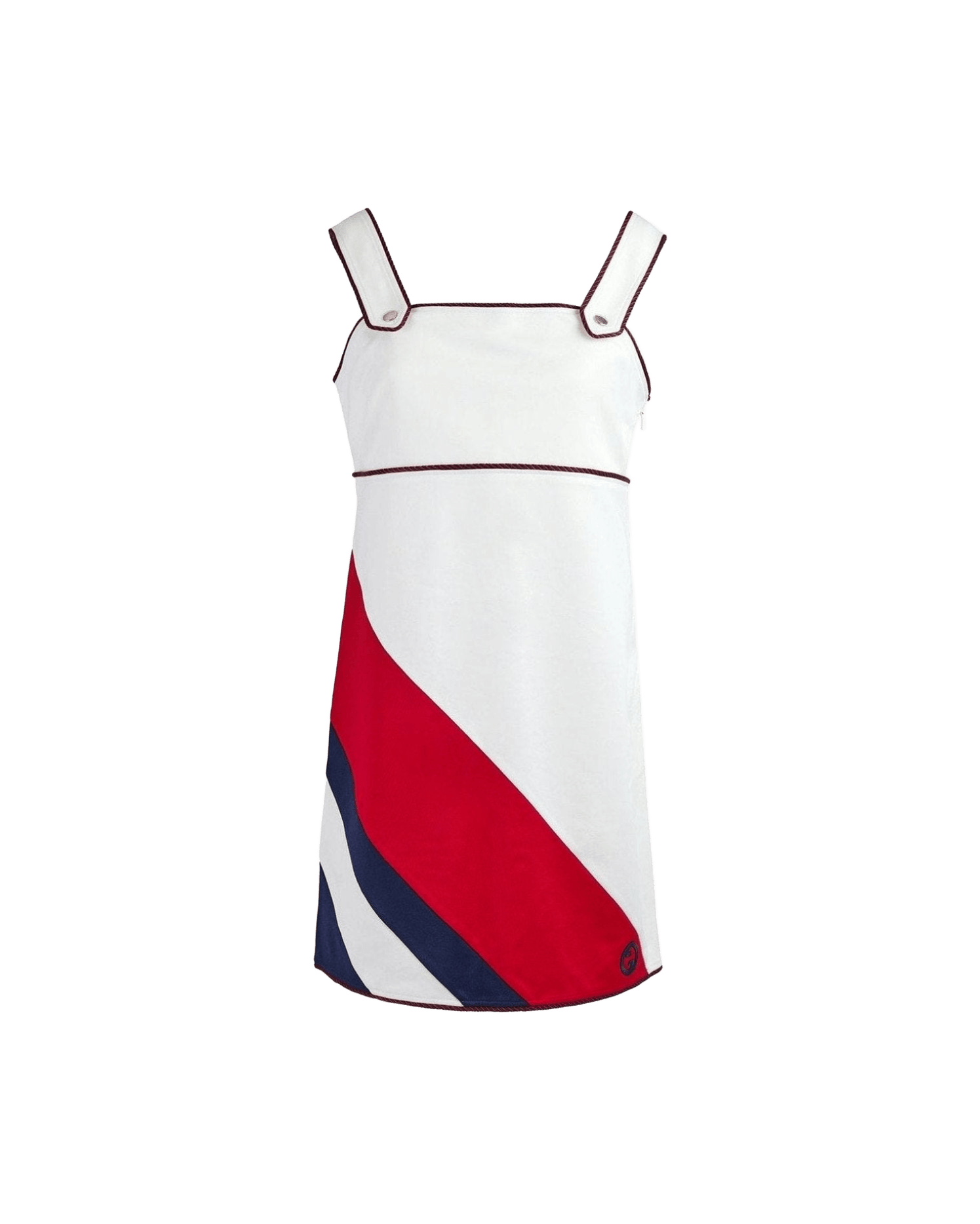 Gucci White Polyester And Cotton Short Dress Glam Steals