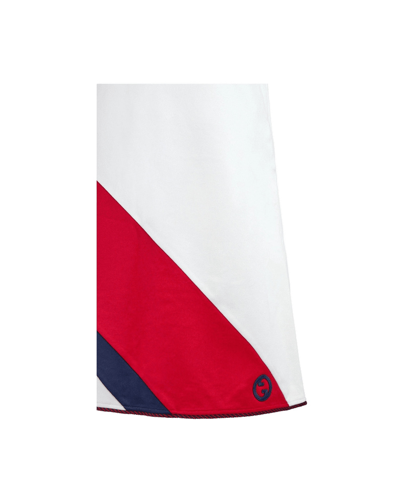 Gucci Polyester White And Cotton Short Dress Glam Steals