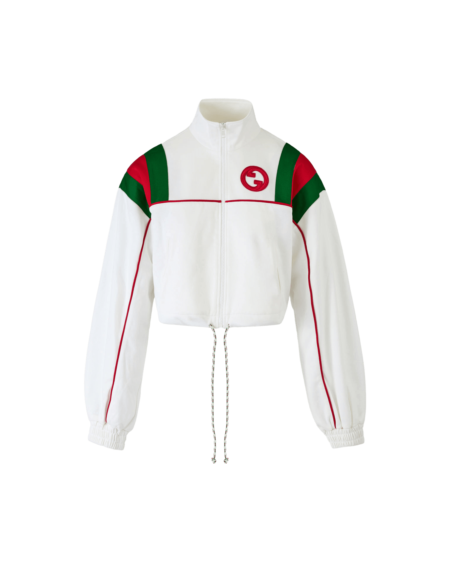 Gucci White Polyester Logo Sweat-Shirt Glam Steals