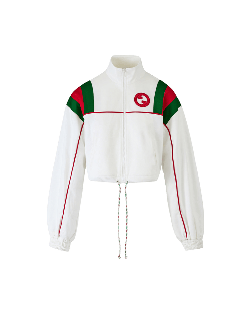 Gucci Polyester White Logo Sweatshirt Glam Steals