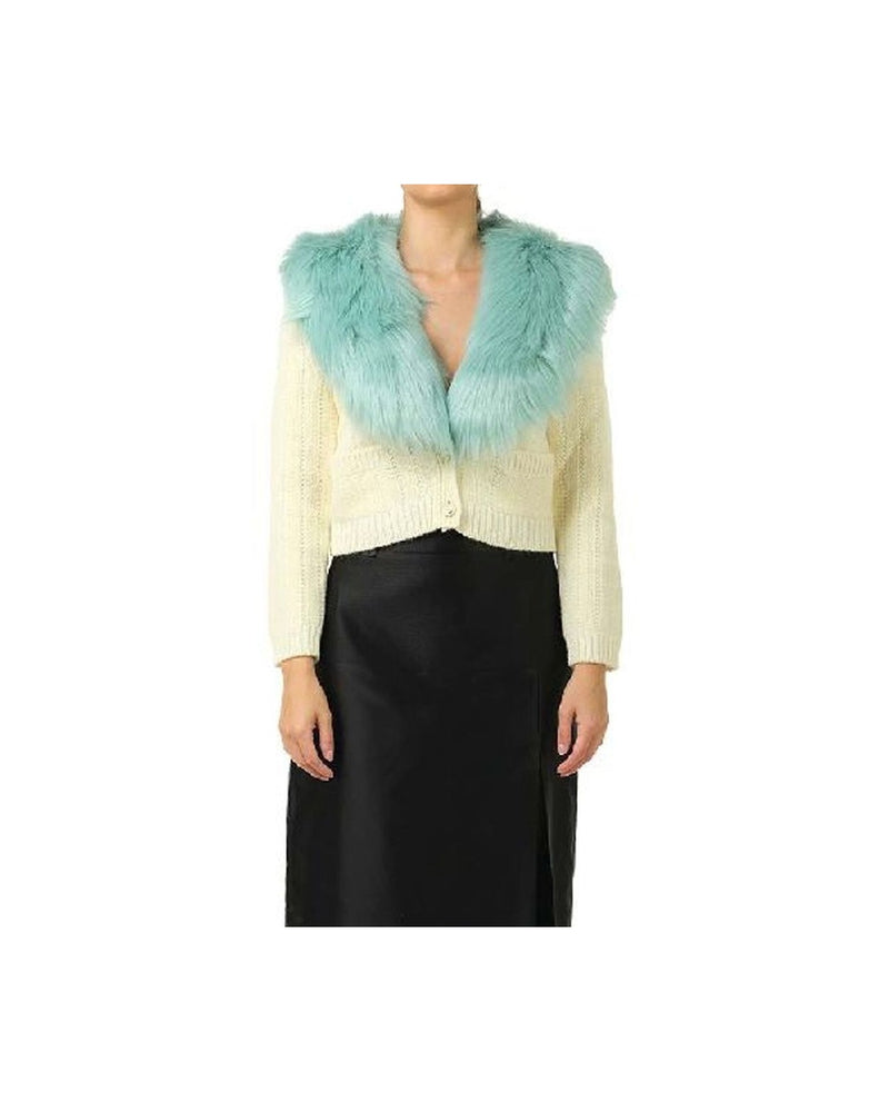 Gucci White Wool Cardigan Glam Steals