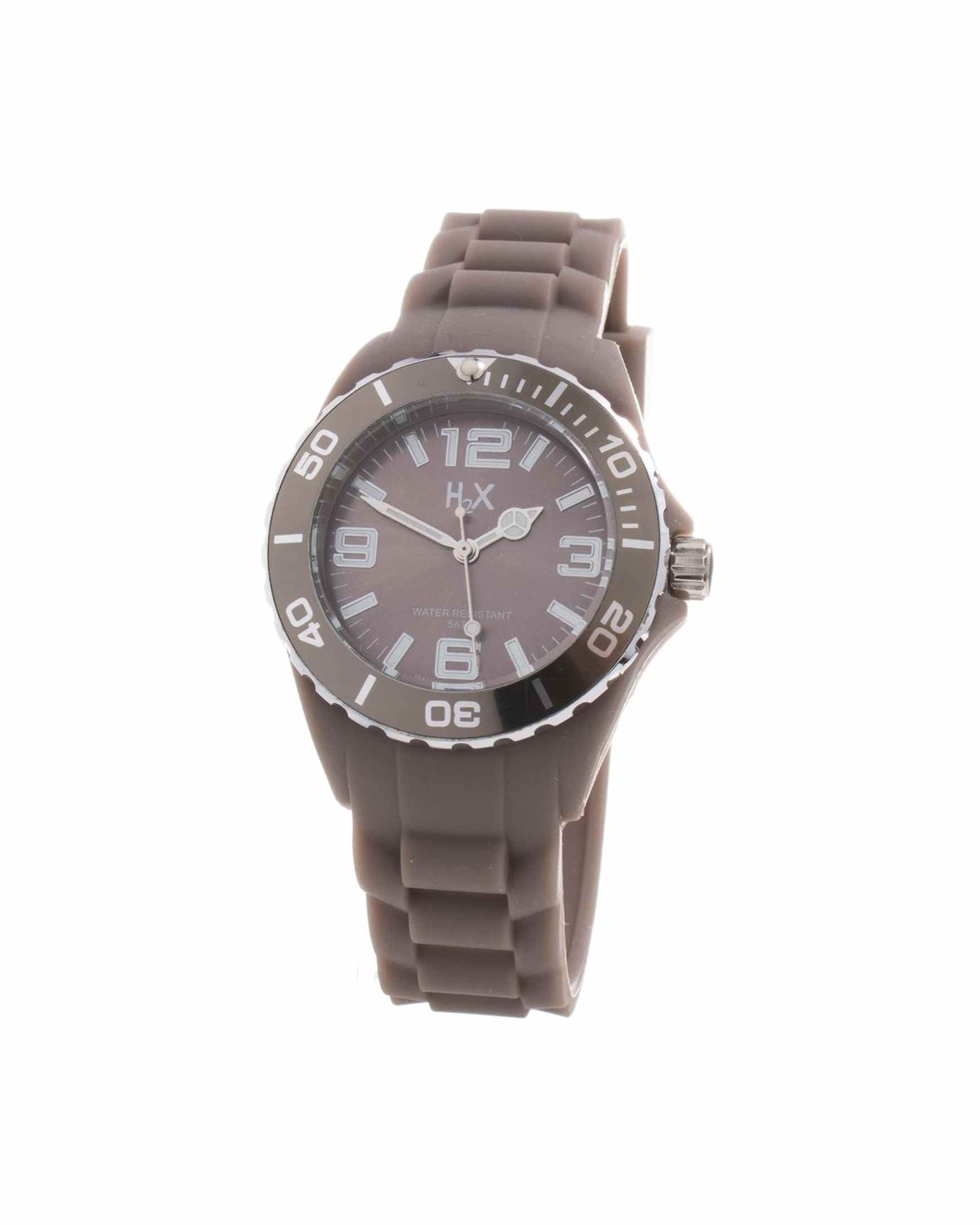 Haurex Brown Rubber Watch Glam Steals