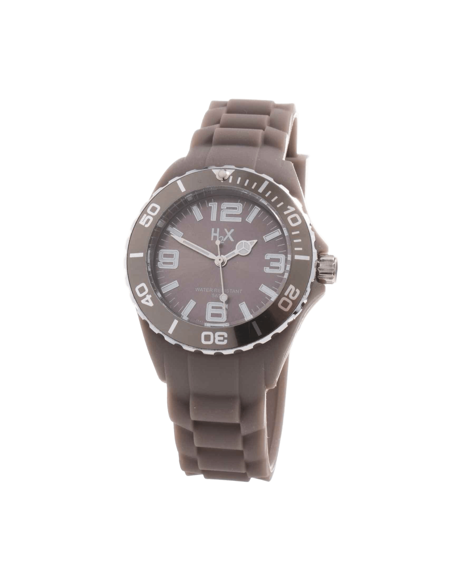 Haurex Brown Rubber Watch Glam Steals