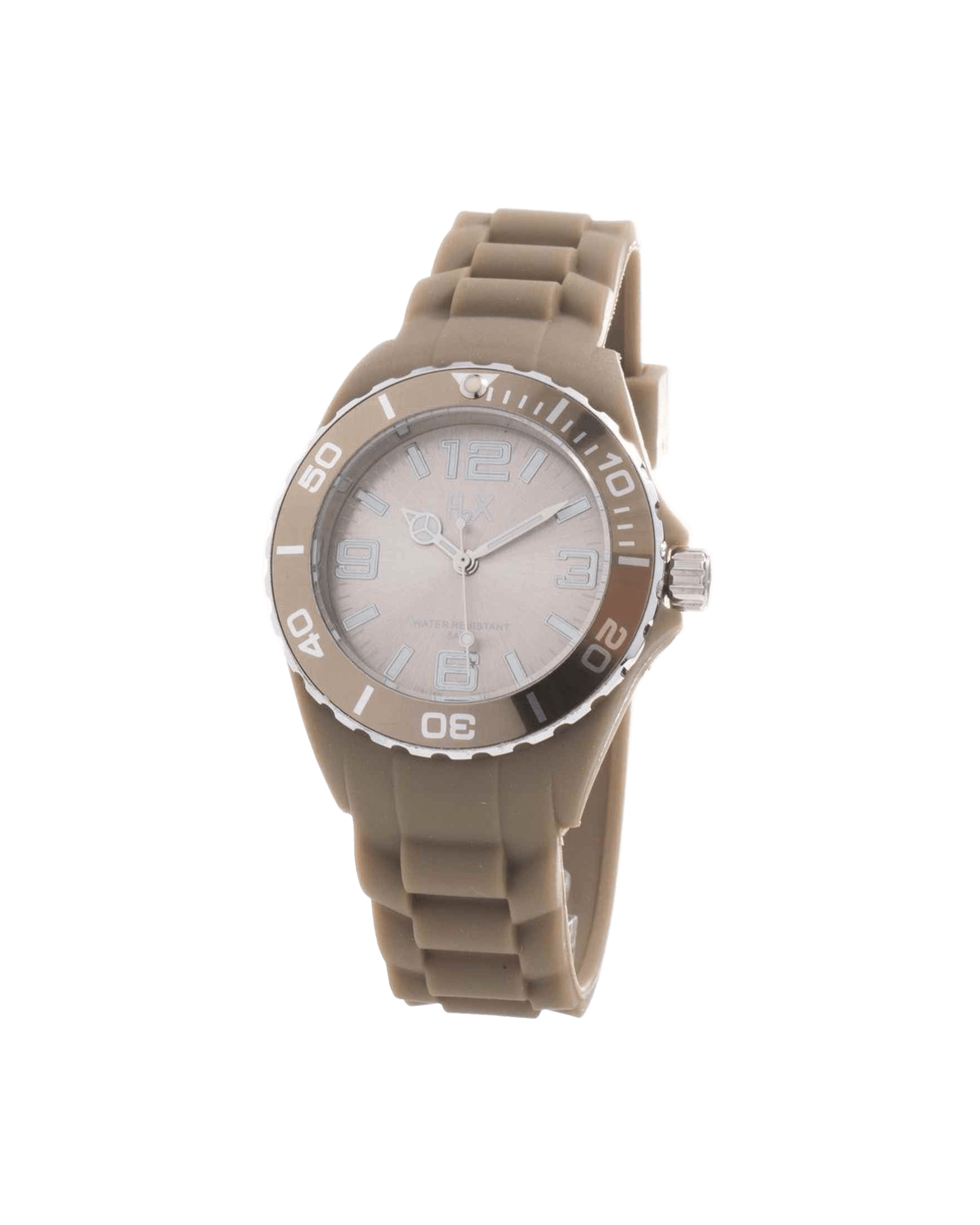 Haurex Brown Rubber Watch Glam Steals