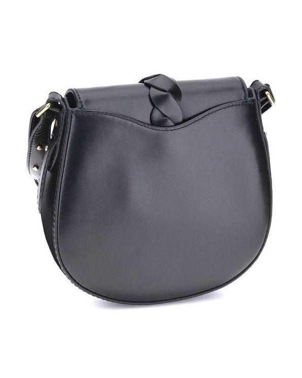 Isabel Marant Black Calf Leather Bos Taurus Shoulder Bag Glam Steals