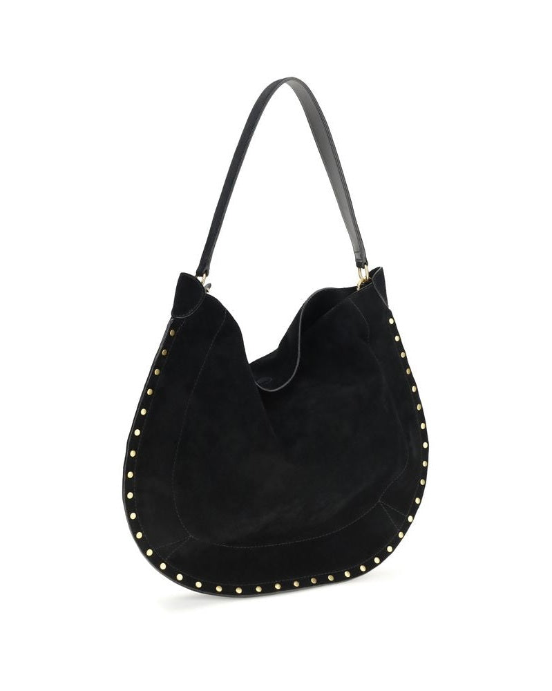 Isabel Marant Black Calf Leather Bos Taurus Shoulder Bag