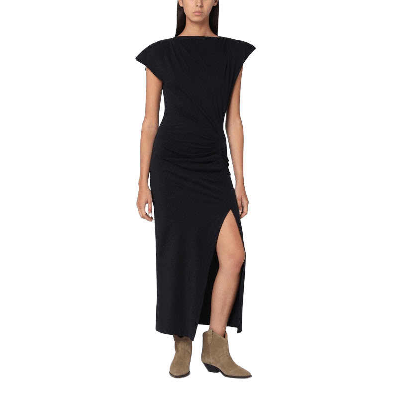 Isabel Marant Black Cotton Nadela Dress Glam Steals