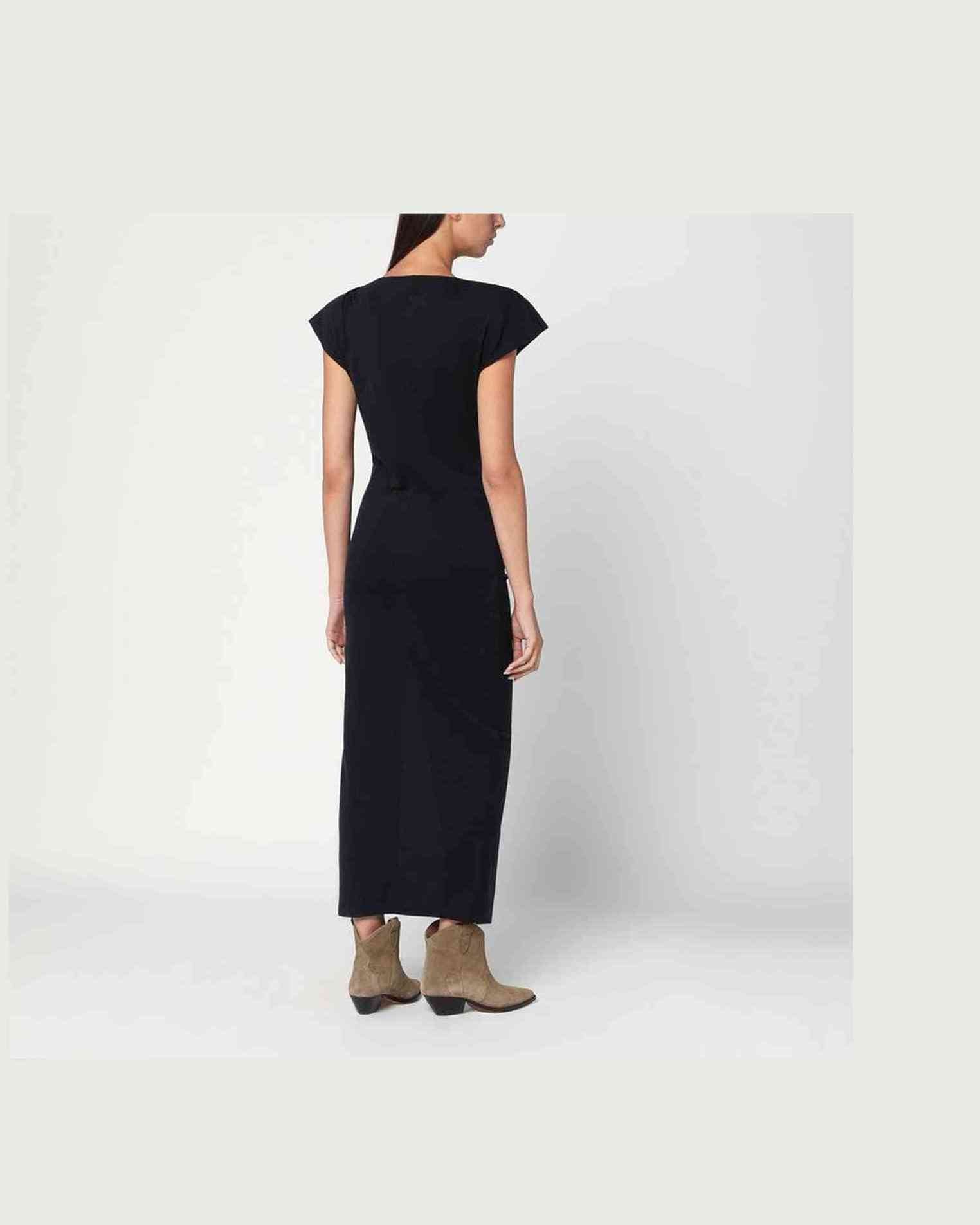 Isabel Marant Black Cotton Nadela Dress Glam Steals