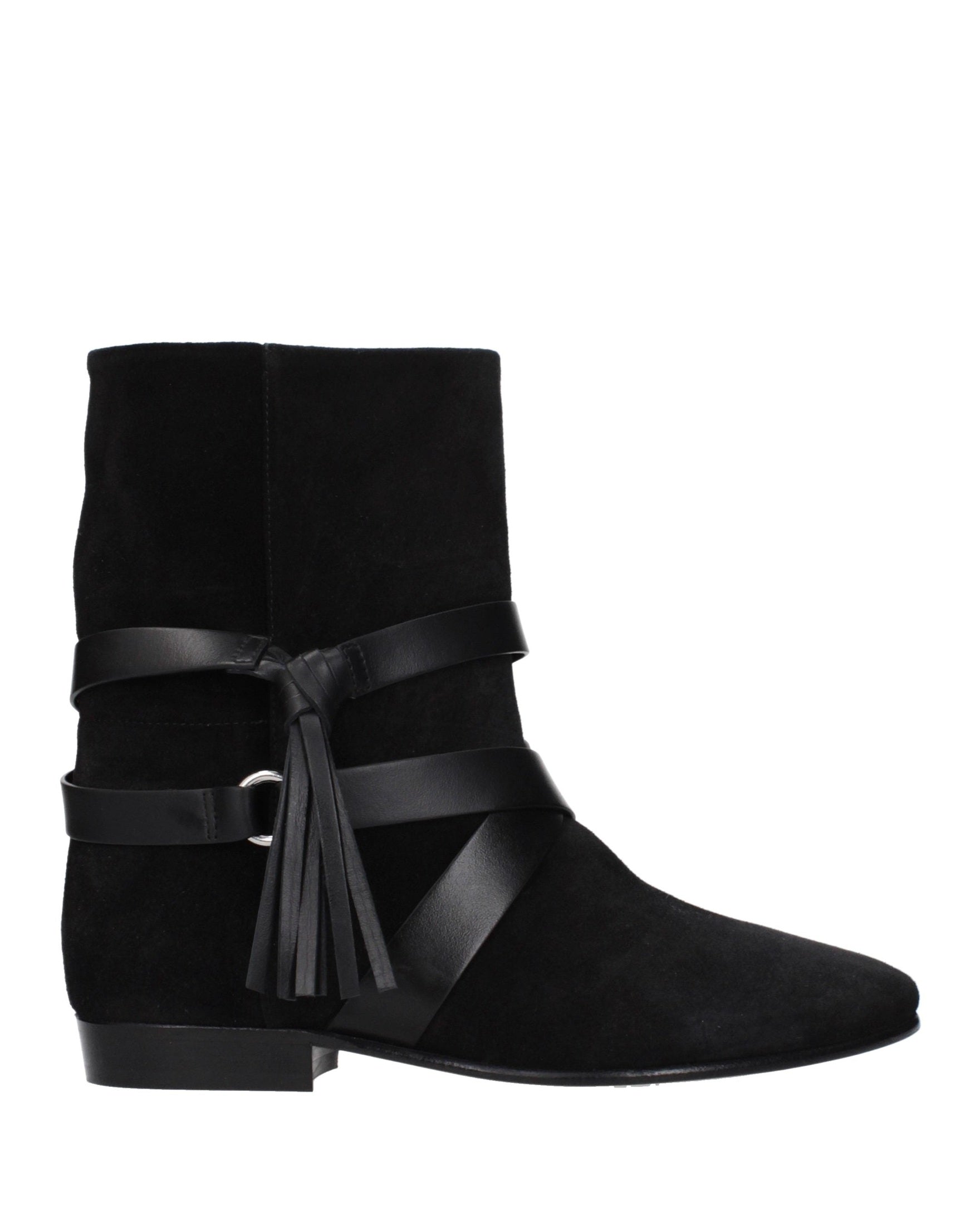 Isabel Marant Black Leather Ankle Boots