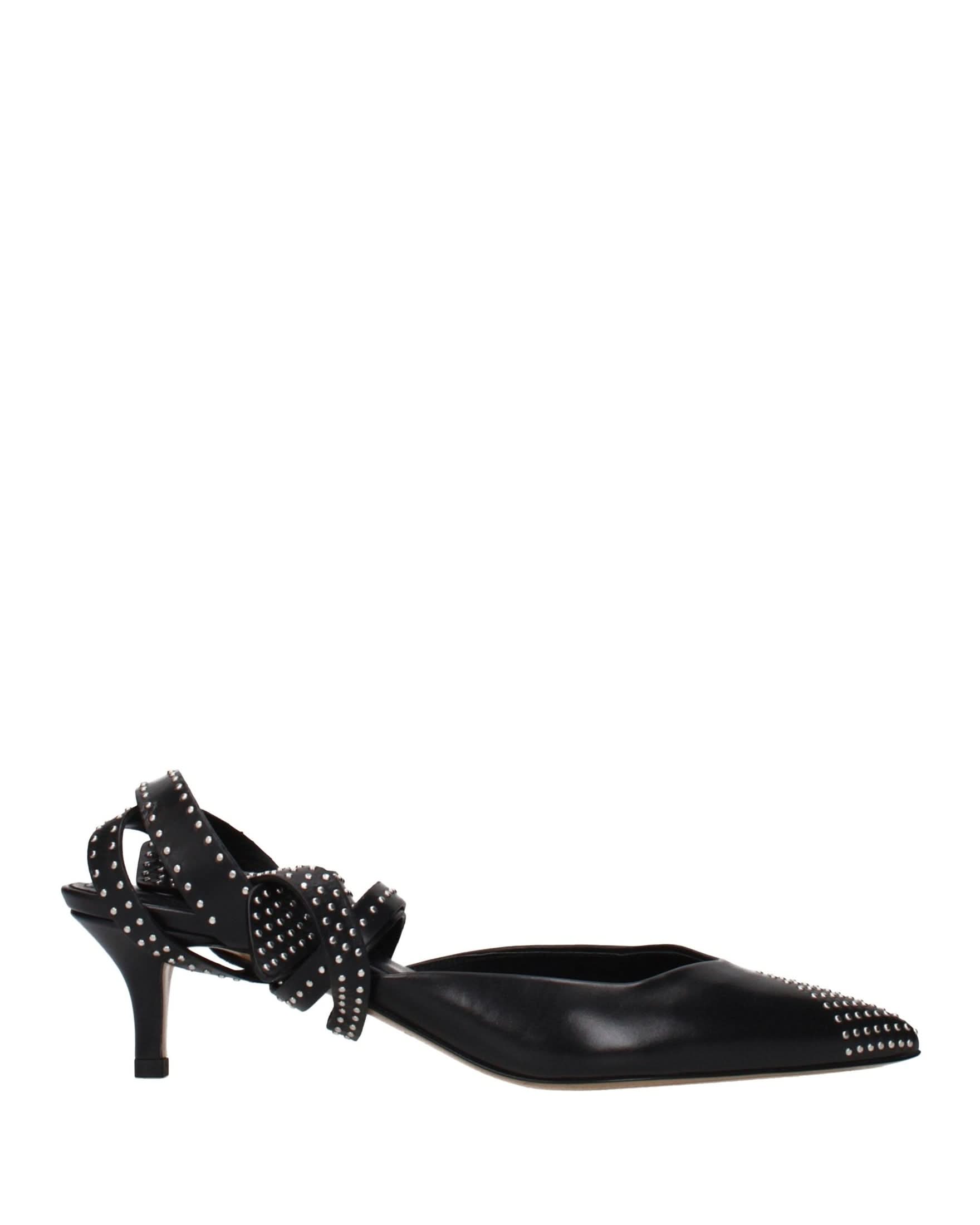 Isabel Marant Black Leather High Heel Pumps Glam Steals