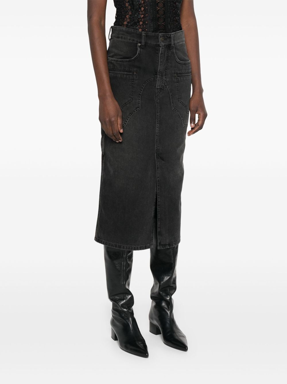 Isabel Marant Black Skirt Glam Steals