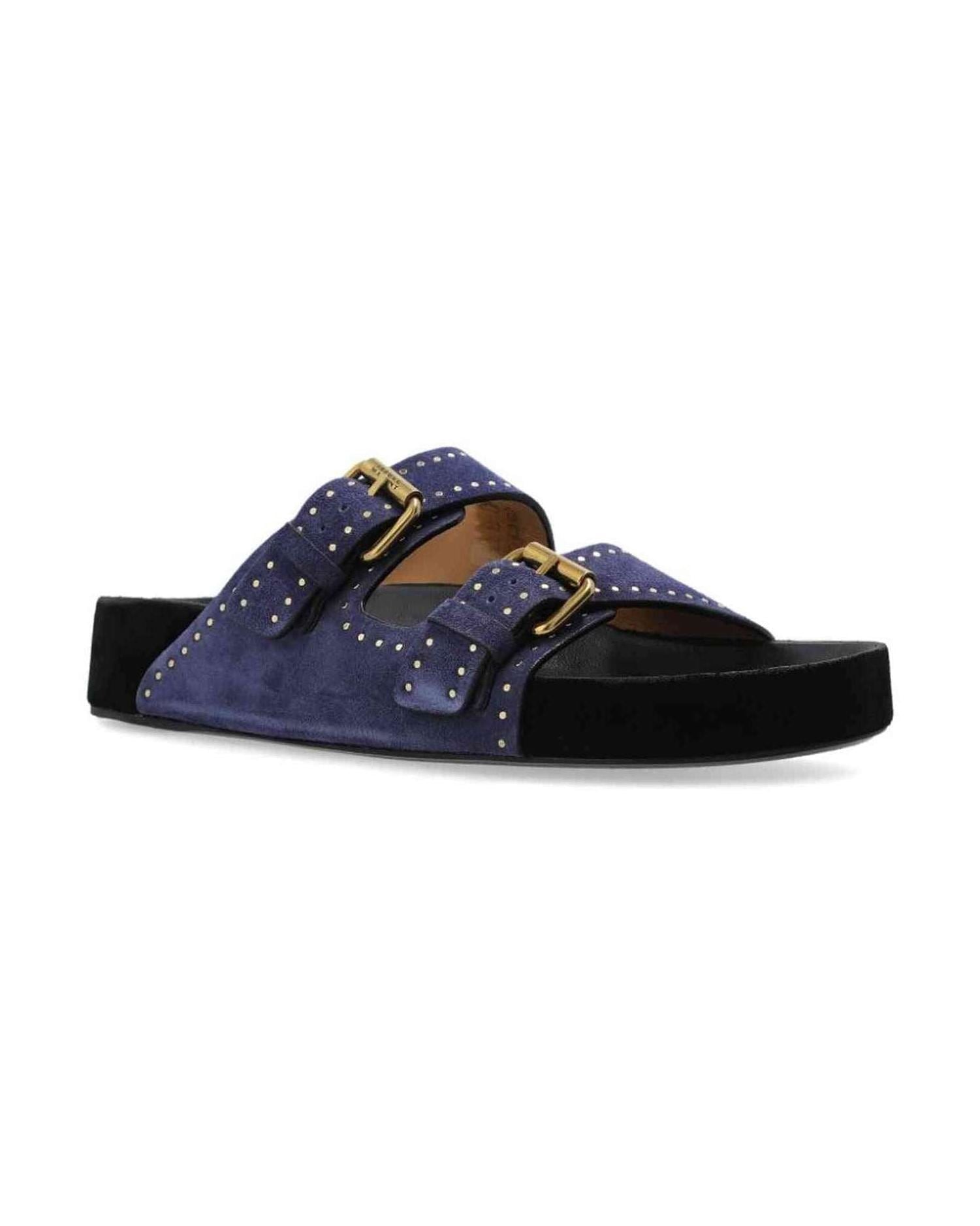 Isabel Marant Blue Sandals Glam Steals