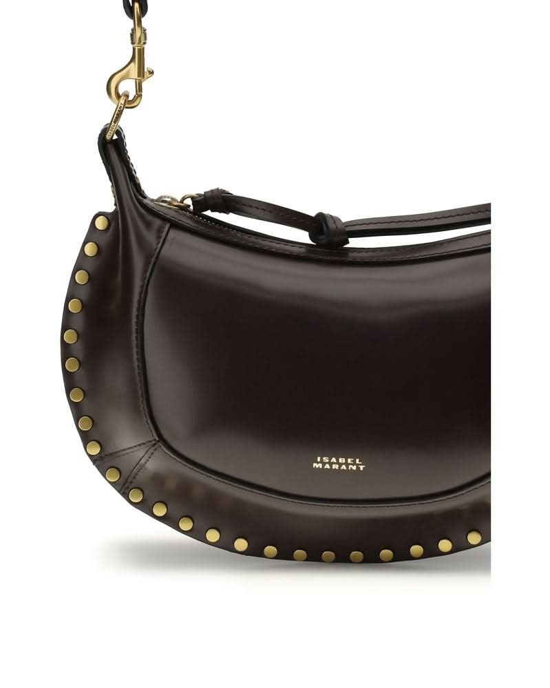 Isabel Marant Brown Calf Leather Bos Taurus Shoulder Bag 