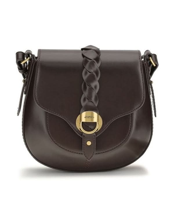 Isabel Marant Brown Calf Leather Bos Taurus Shoulder Bag Glam Steals