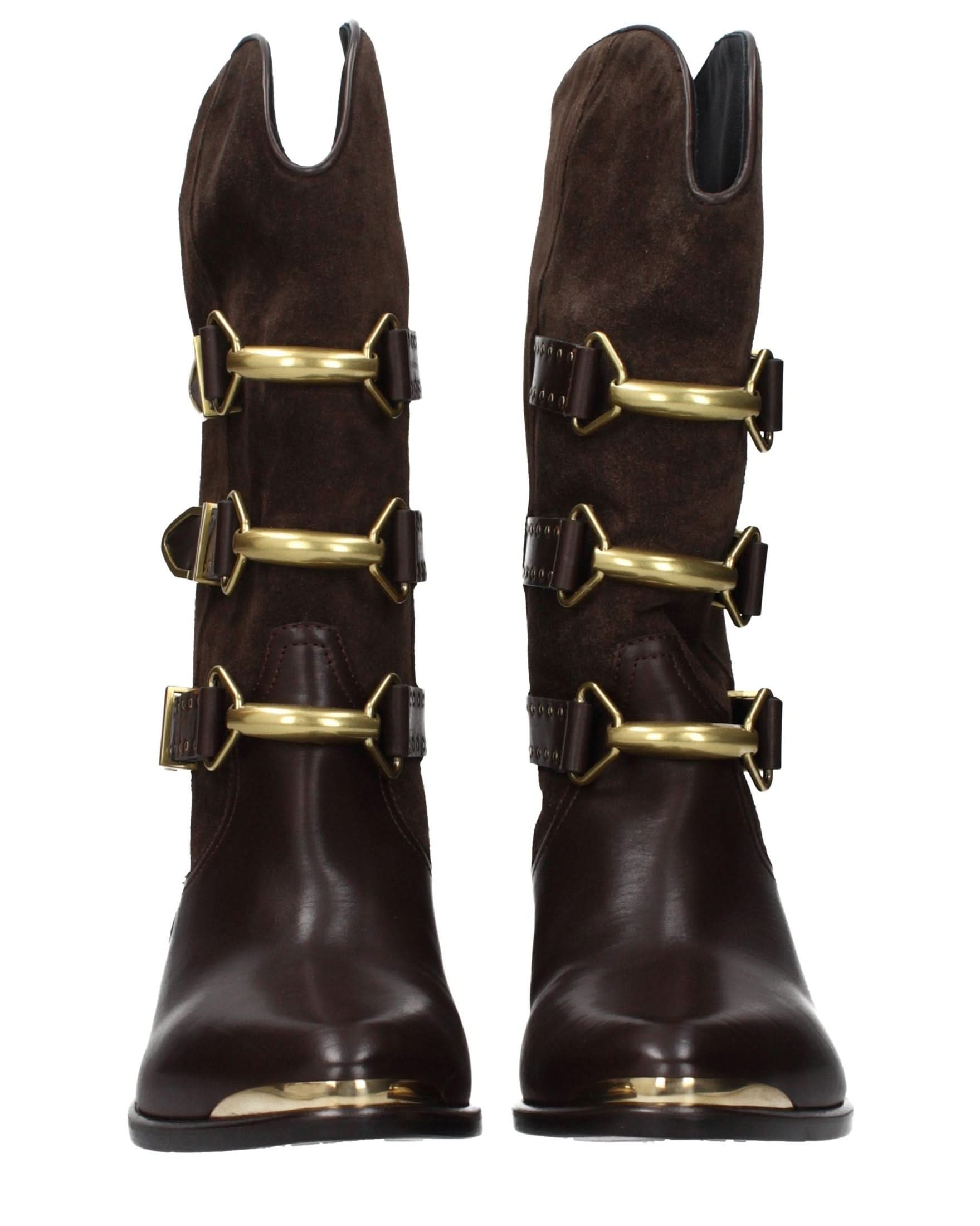 Isabel Marant Brown Leather Ankle Boots Glam Steals