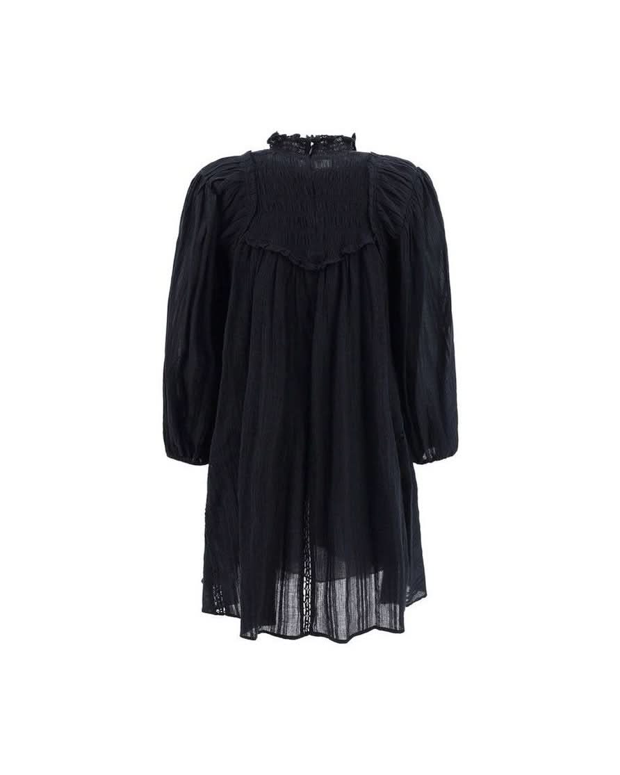 Isabel Marant Etoile Black Cotton Dress 