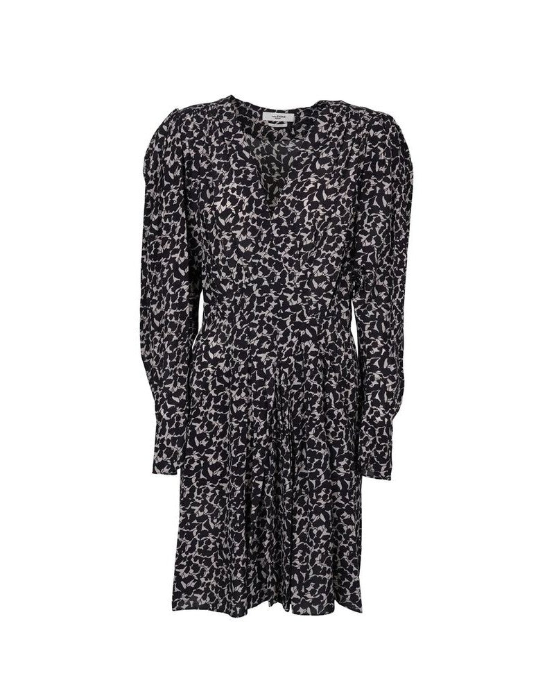 Isabel Marant Etoile Black Viscose Casual Dress Glam Steals