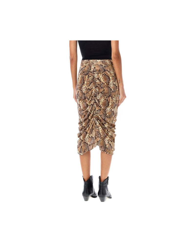 Isabel Marant Silk Midi Skirt Glam Steals