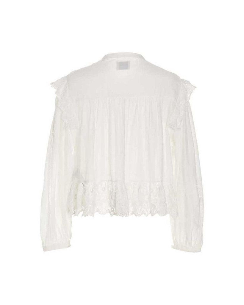 Isabel Marant White Viscose Top Glam Steals