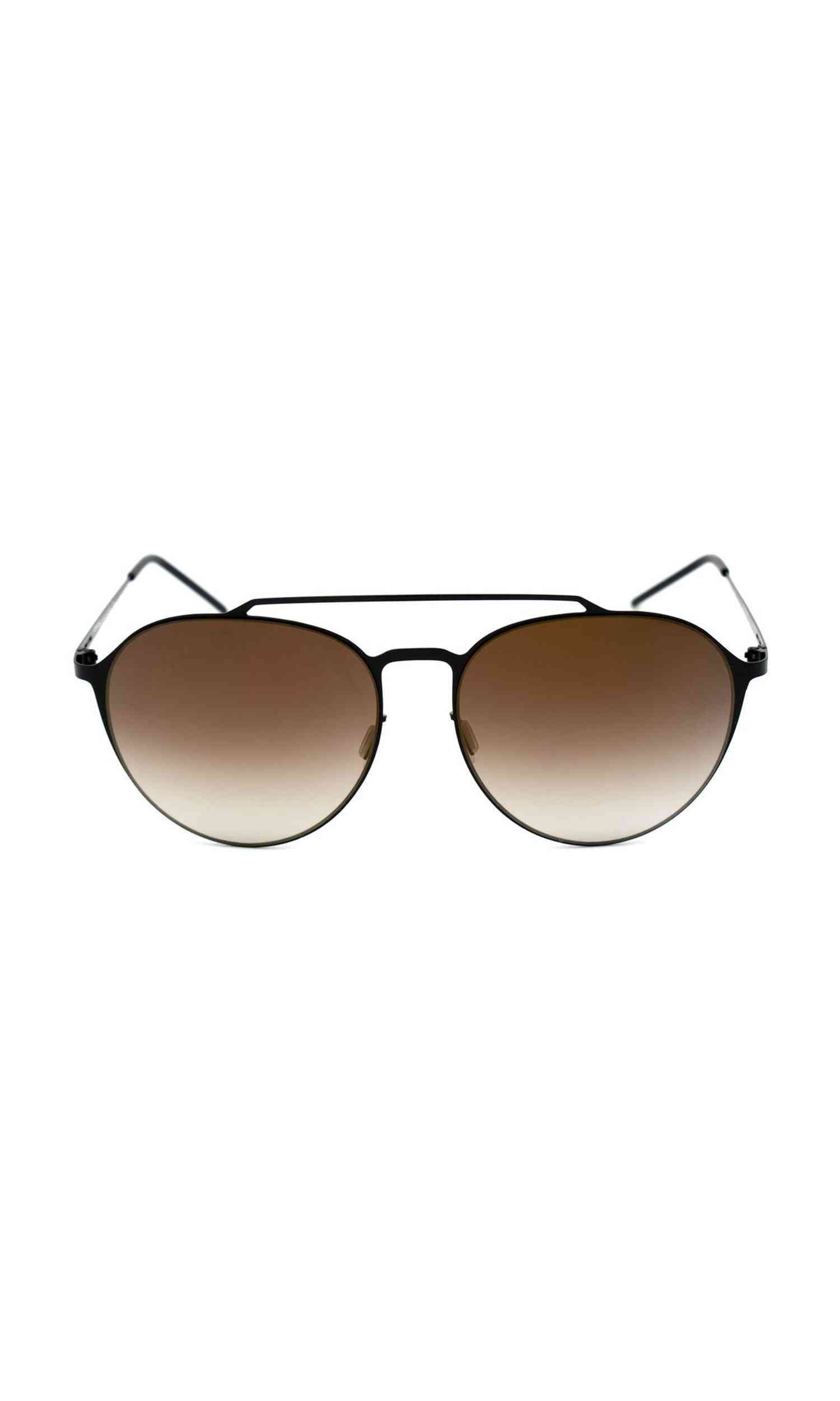Italia Independent Black Metal Sunglasses Glam Steals