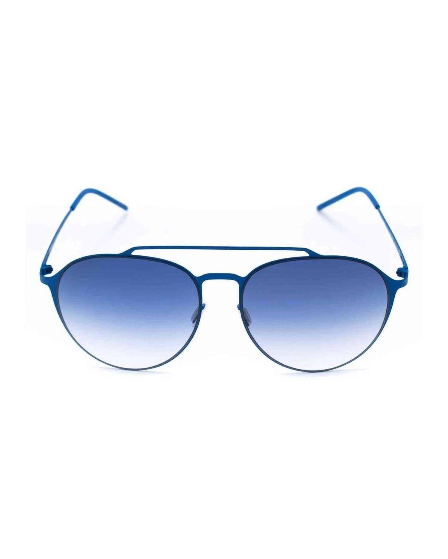 Italia Independent Blue Metal Sunglasses Glam Steals