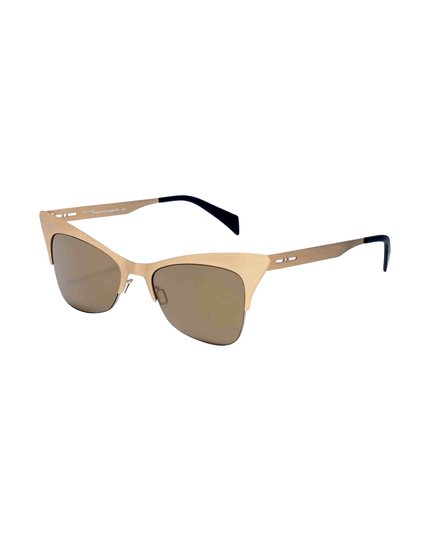 Italia Independent Gold Metal Sunglasses Glam Steals