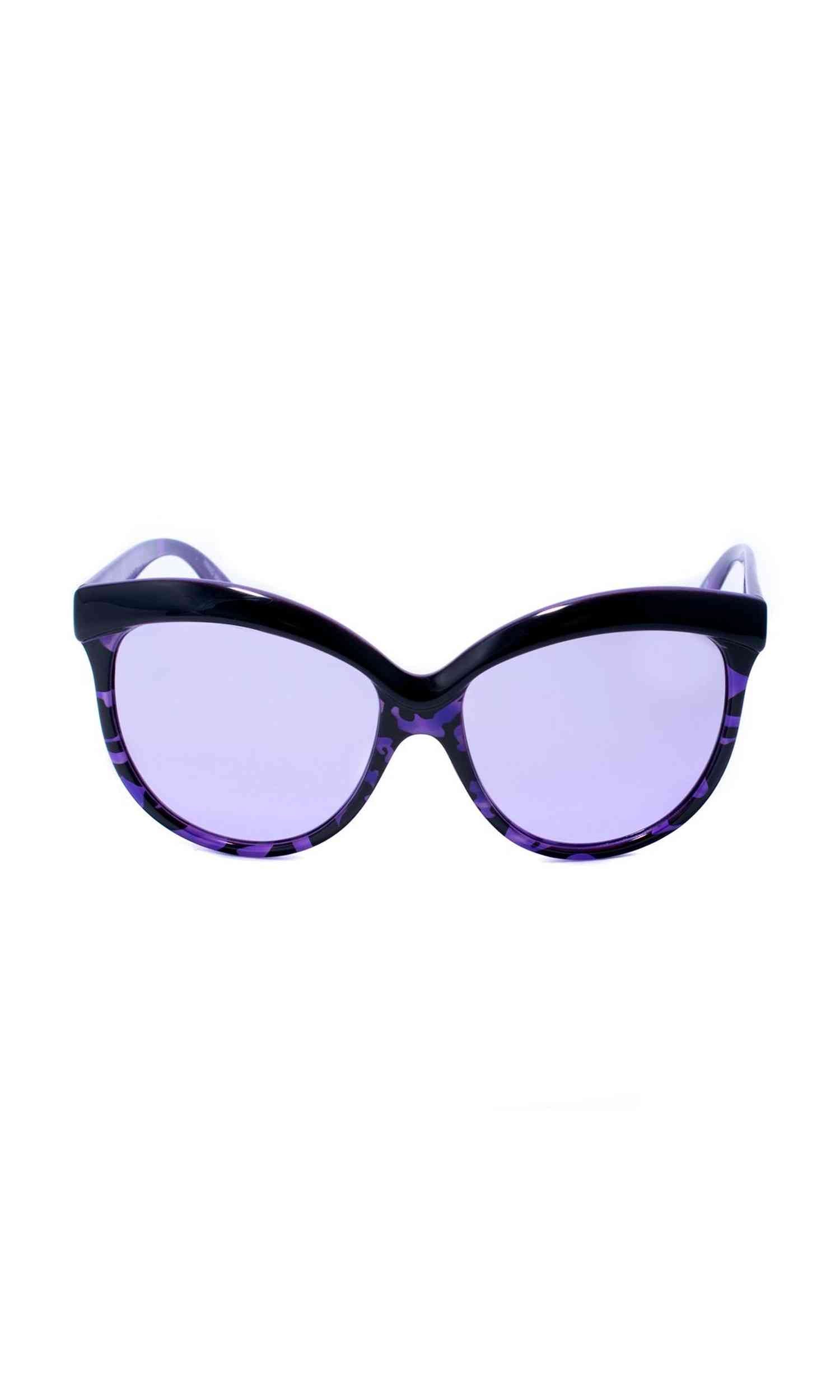 Italia Independent Purple Acetate Sunglasses Glam Steals