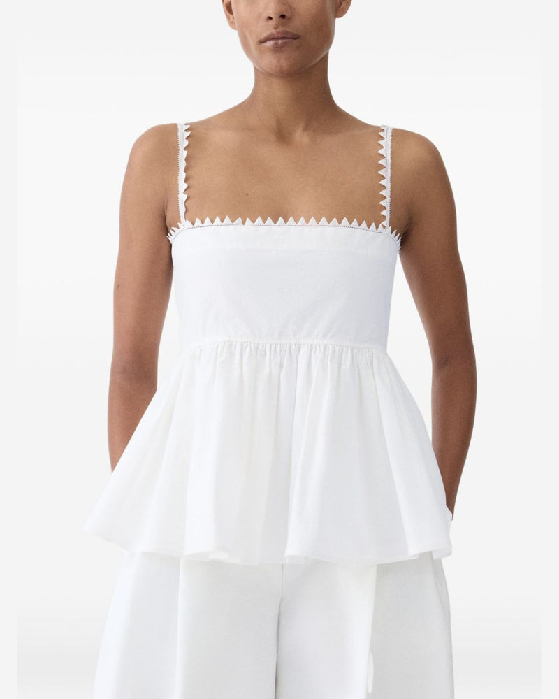 JACQUEMUS Top White Glam Steals