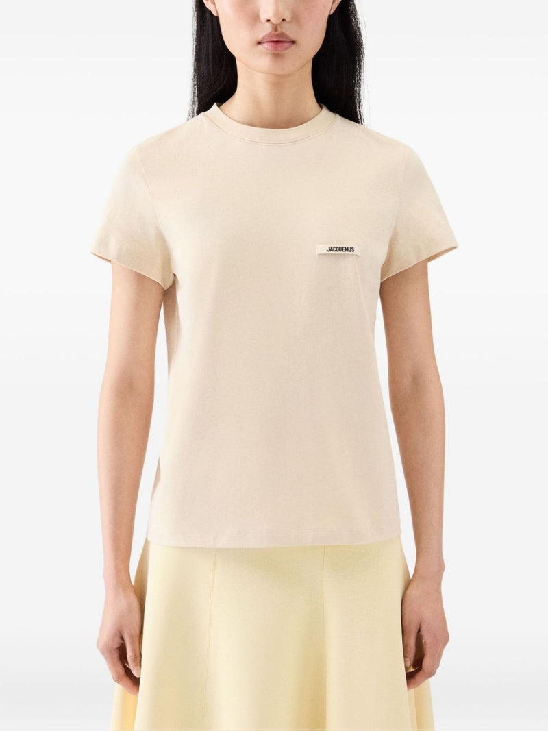 Jacquemus Beige Polo T-shirt Glam Steals