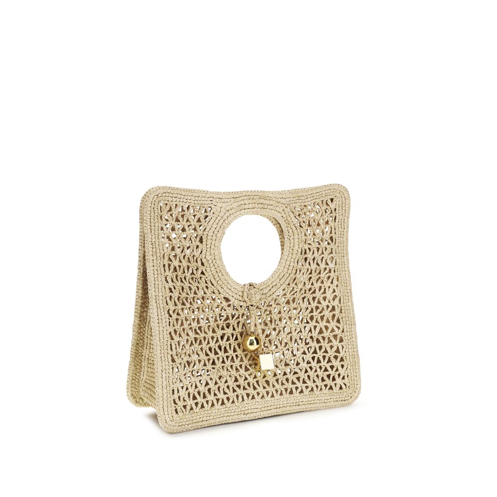Jacquemus Beige Raffia Handbag Glam Steals
