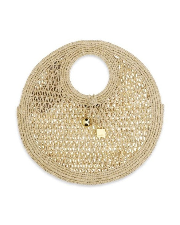 Jacquemus Beige Raffia Handbag Glam Steals