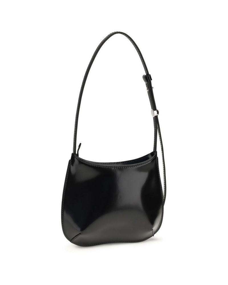 Jacquemus Black Calf Leather Bos Taurus Shoulder Bag 