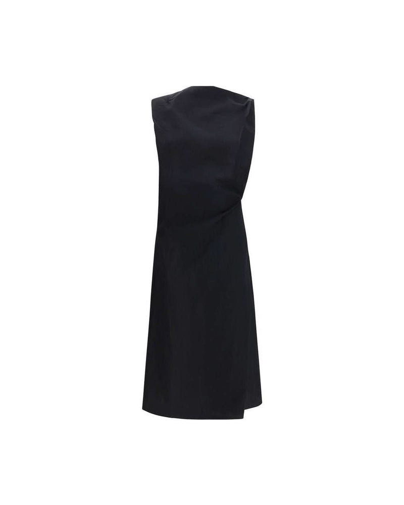 Jacquemus Black Cotton Casual Dress Glam Steals