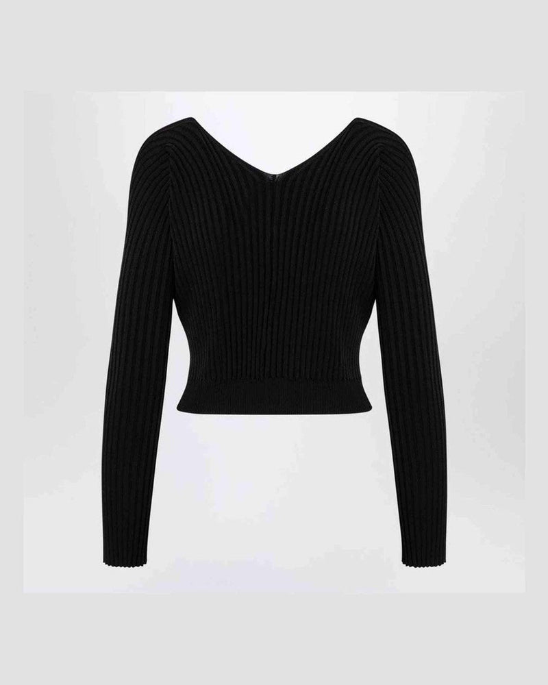 Jacquemus Black La Maille Pralu Longue Cardigan Glam Steals