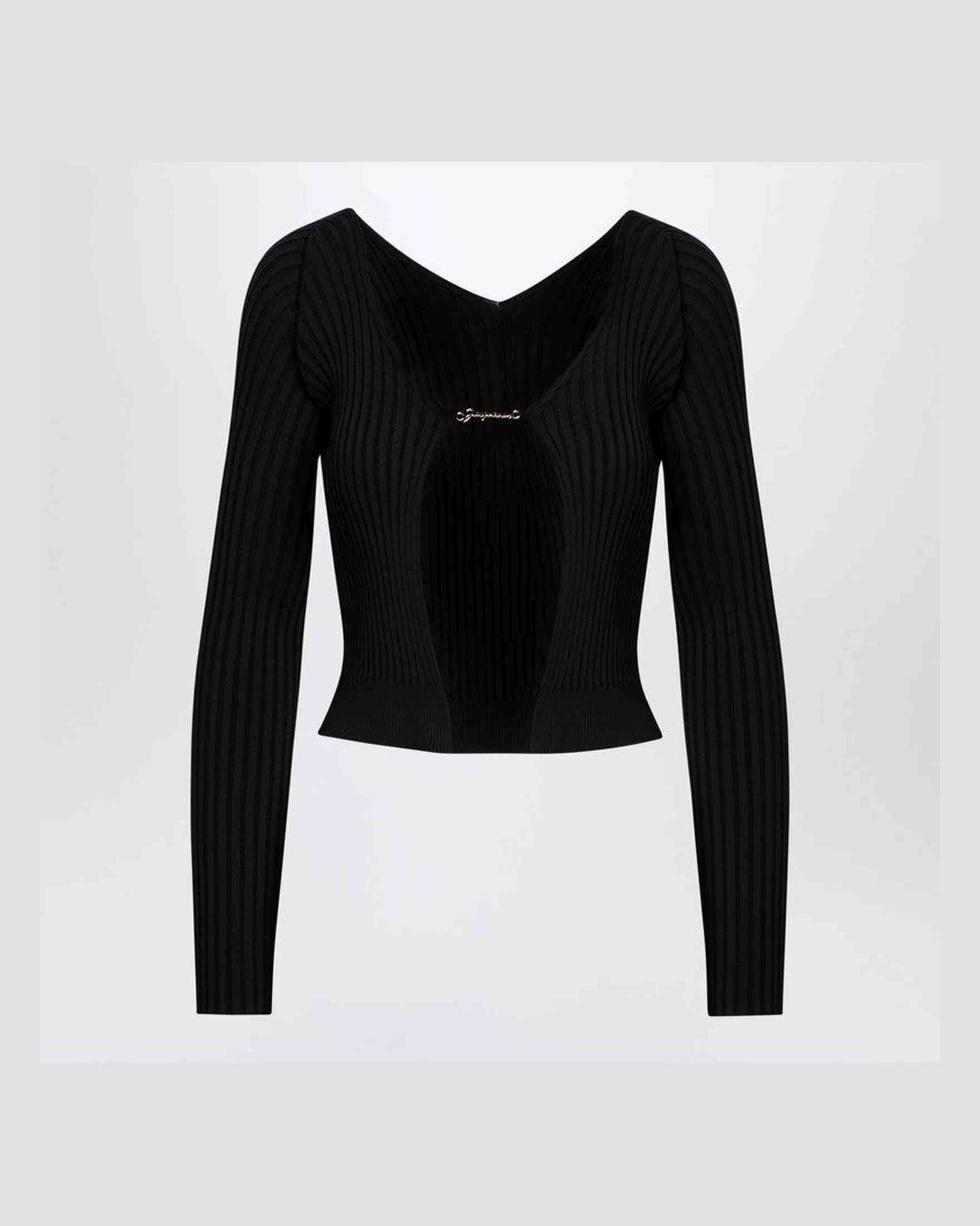 Jacquemus Black La Maille Pralu Longue Cardigan Glam Steals