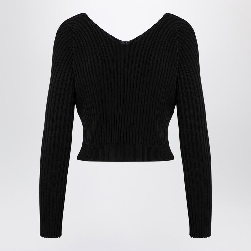 Jacquemus Black La Maille Pralu Longue Cardigan Glam Steals