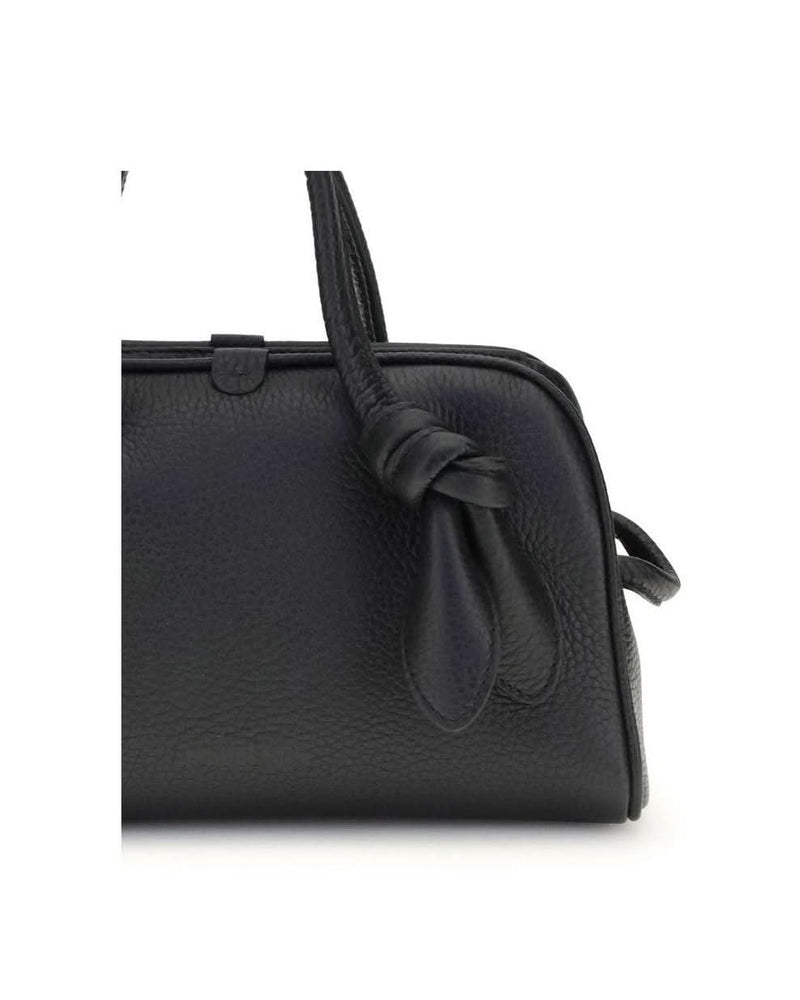 Jacquemus Black Leather Calf Bos Taurus Handbag Glam Steals