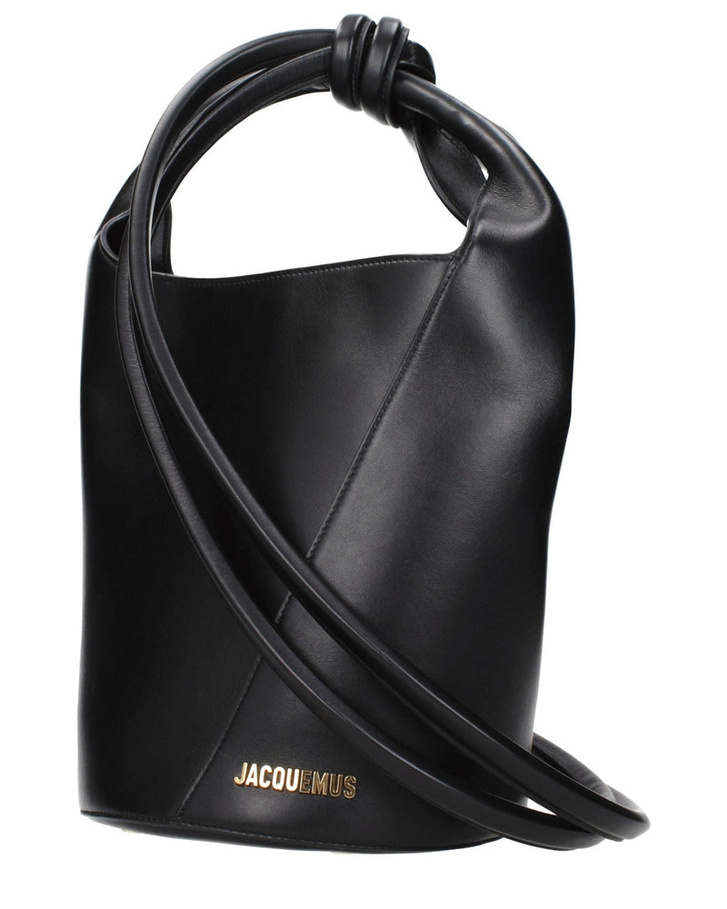 Jacquemus Black Leather Crossbody Bag Glam Steals