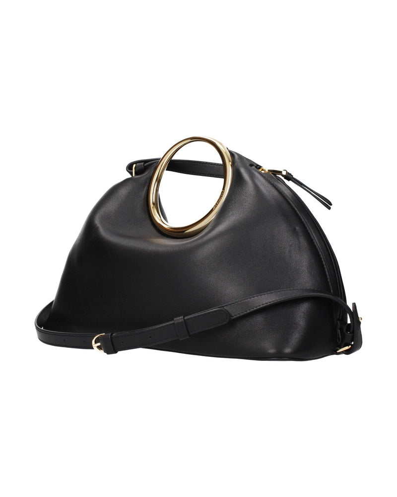 Jacquemus Black Leather Handbag Glam Steals