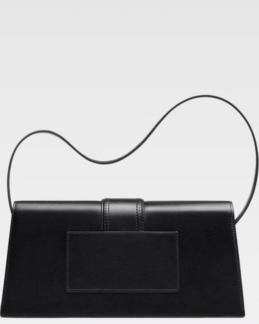 Jacquemus Black Leather Le Bambino Long Glam Steals