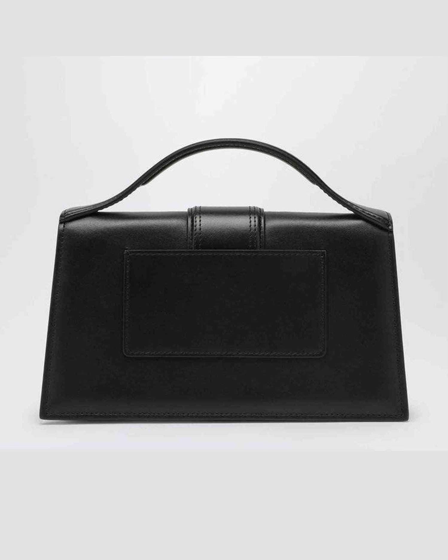 Jacquemus Black Leather Le Grand Bambino Bag Glam Steals