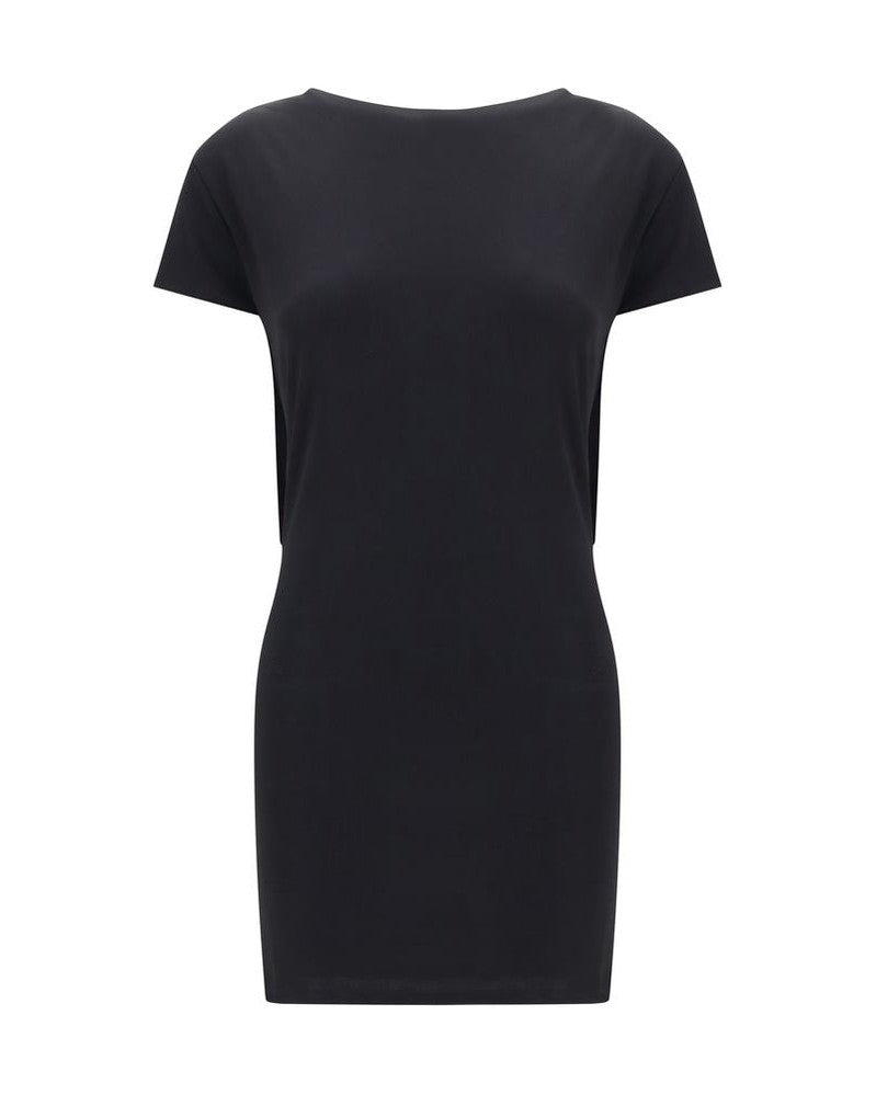 Jacquemus Black Viscose Cocktail Dress Glam Steals