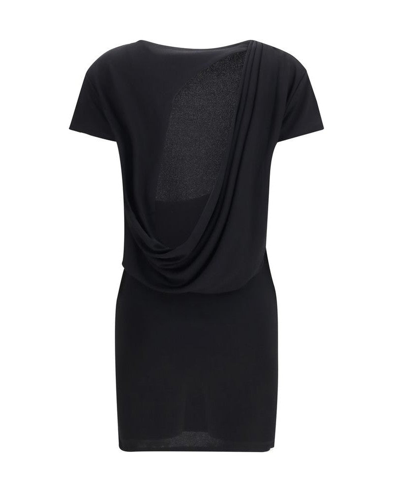 Jacquemus Black Viscose Cocktail Dress Glam Steals